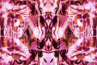 Image de Pink graffiti pattern background